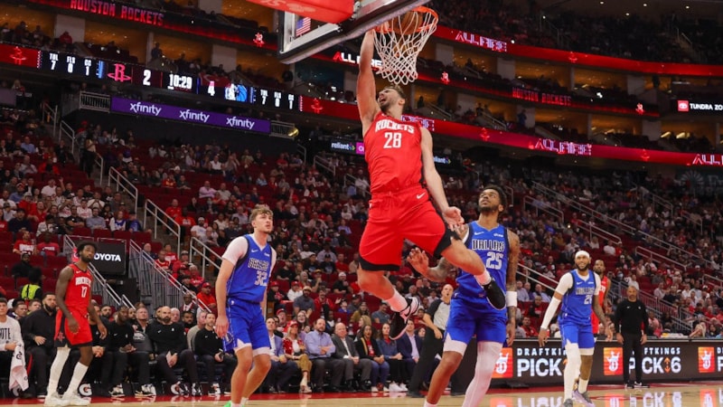 Alperen Şengün'den double-double! Houston Rockets seriye bağladı