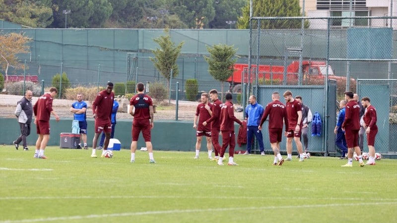 Trabzonspor'da Alanyaspor maçı hazırlıkları sürdü