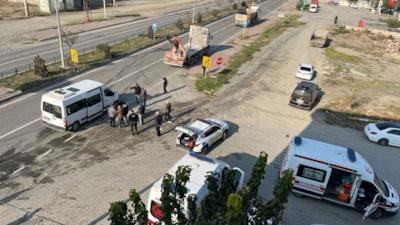 Iğdır’da polis minibüsü kaza yaptı: 7 yaralı