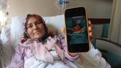 Amasya'da karnından 9 kiloya yakın kitle çıkartıldı