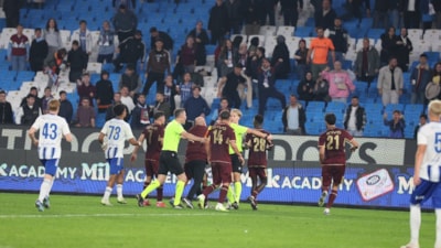 Trabzonspor U19-Helsinki U19 maçında kavga çıktı
