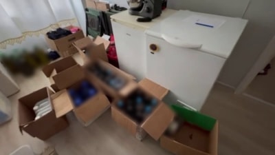 Sakarya'da kaçak içki operasyonu: Bidon bidon sahte alkol ele geçirildi