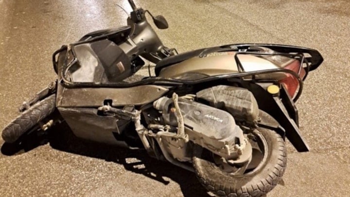 Çanakkale'de hayatını kaybeden motosiklet sürücüsünün kaza anları