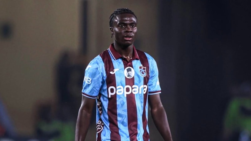 Trabzonspor'un genç oyuncusu Oulai'nin dikkat çeken istastistiği