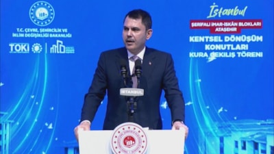 Murat Kurum'dan kentsel dönüşüm müjdesi: İstanbul'u 1 numaraya yerleştiriyoruz