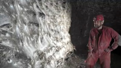 Arnavutluk-Yunanistan sınırında 'dünyanın en büyük örümcek ağı' bulundu