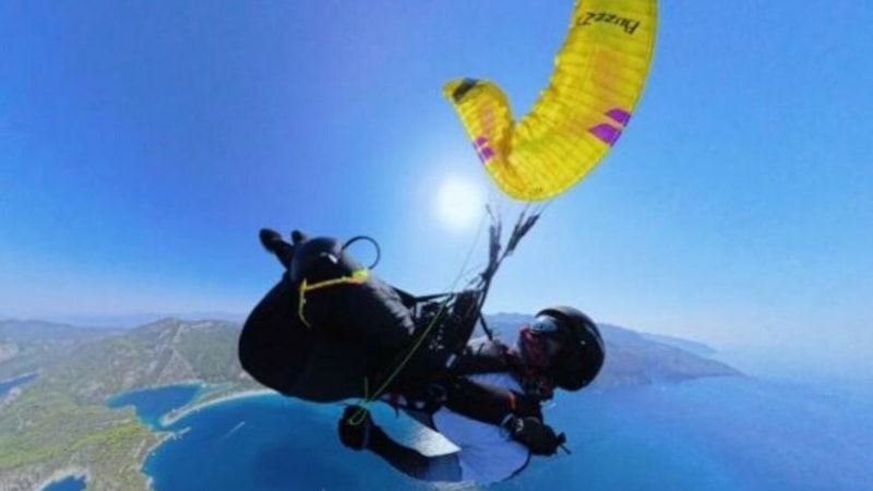 Muğla'da paraşütle düştüğü ihbar edilen pilot evinden bulundu