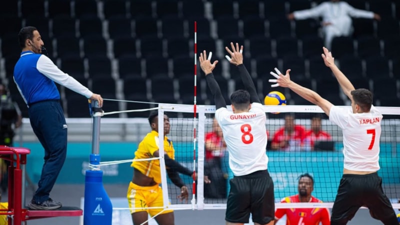 Erkek Milli Voleybol Takımı, Çad'a set vermedi