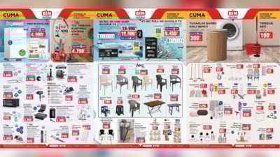 Kampta, balkonda, piknikte Kullanmalık; BİM’e katlanır masa ve sandalyeler geliyor