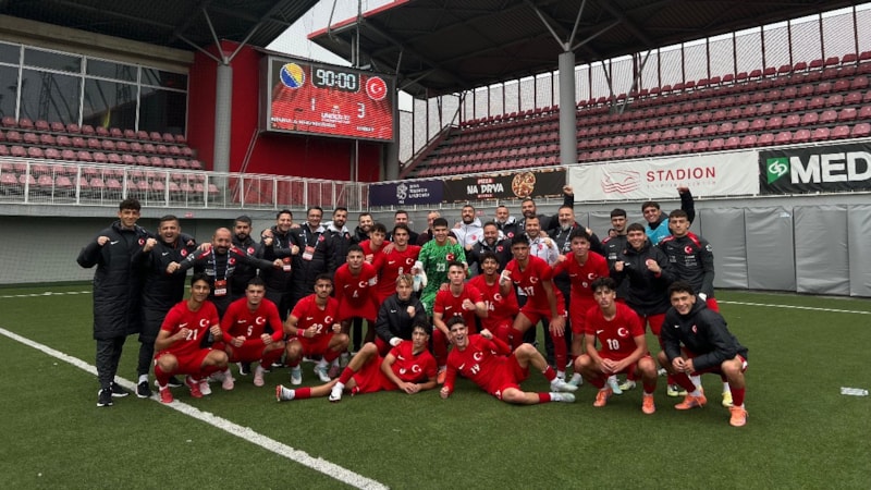 17 Yaş Altı Milli Futbol Takımı, Bosna Hersek'i yendi