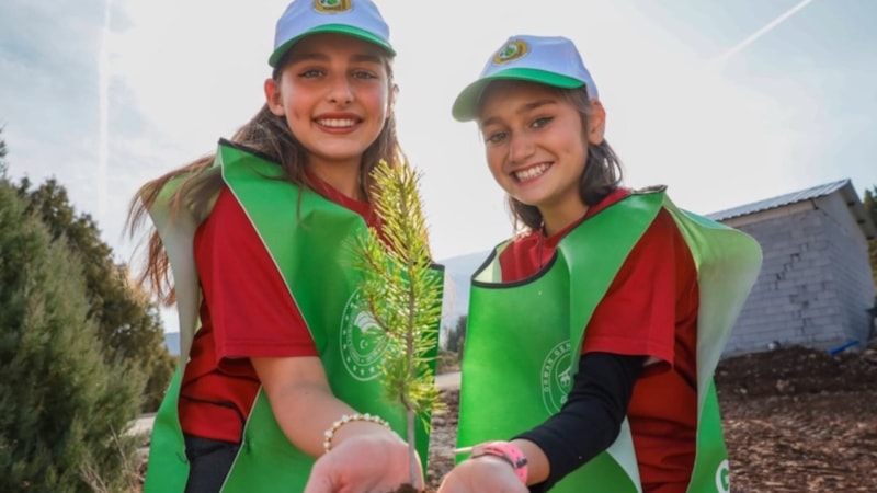 Erzincan’da 14 bin fidan toprakla buluştu