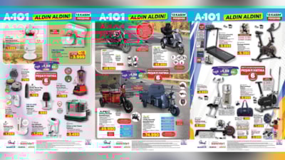 A101’e spor aletleri geliyor: Eliptik, bisiklet, yürüyüş bandı, boks makinesi…