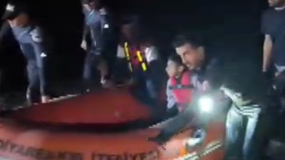 Diyarbakır’da balık tutarken mahsur kalan kuzenler kurtarıldı