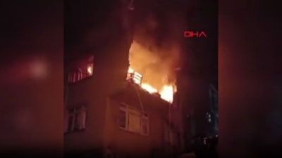 İstanbul'da bir binada patlama meydana geldi