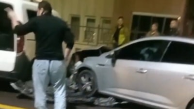 Bolu'da kaza yapan oğluna sinirlendi: Kendine zarar verseydin