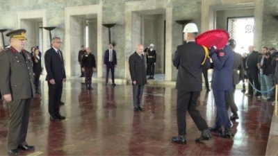 KKTC Cumhurbaşkanı Erhürman, Türkiye'de: Anıtkabir'i ziyaret etti