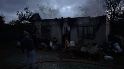 Kastamonu'da sobayı benzinle yakmak isterken kendini yaktı