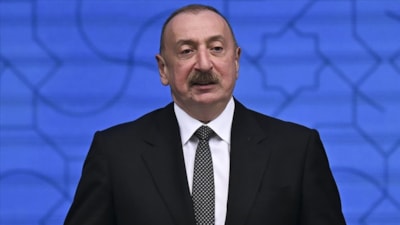Azerbaycan Cumhurbaşkanı Aliyev: Filistin'e insanı yardım sağlamaya devam edeceğiz