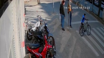 Bursa'da polis aracının çarptığı Ömer'in kaza görüntüleri ortaya çıktı