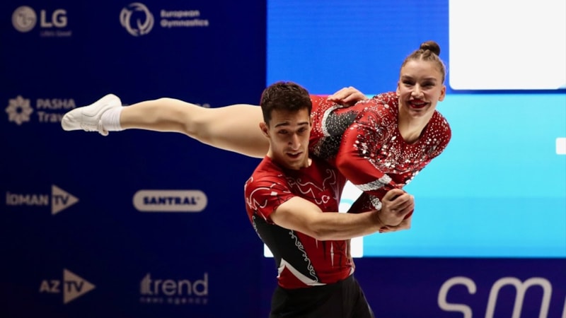 Milli aerobik cimnastikçiler, Avrupa Şampiyonası'nda finale çıktı