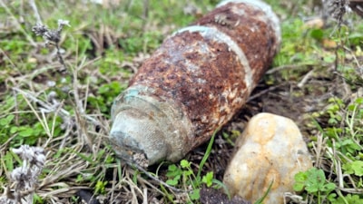 Edirne'de köy merasında bulunan top mermisi imha edildi