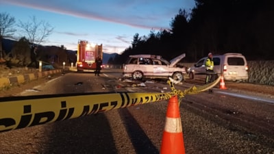 Karabük'te mantar dönüşü feci kaza: 2 ölü 7 yaralı