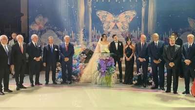 Mehmet Sevigen'in oğlu evlendi: Siyasiler düğüne akın etti