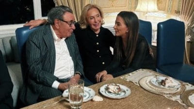 Aydın Doğan ve eşi Sema Doğan, 63. evlilik yıl dönümlerini kutladı