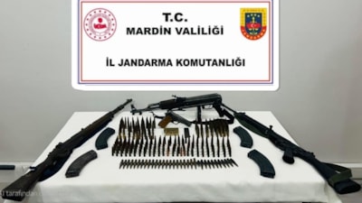 Mardin'de gerçekleştirilen operasyonda çok sayıda kaçak silah ve mühimmat ele geçirildi