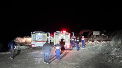 Sivas'ta maden ocağında göçük