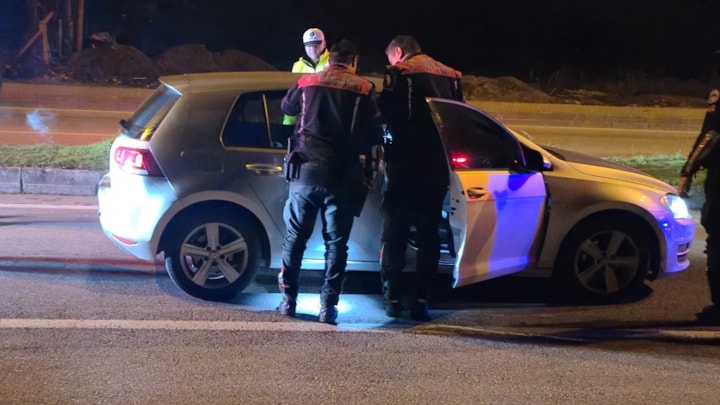 Bartın'da polis kovalamacasıyla yakalanan sürücü alkollü çıktı