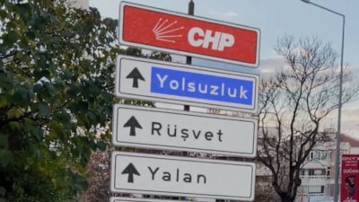 AK Parti Gençlik Kolları Başkanı Yusuf İbiş’ten CHP’ye 'tabela' göndermesi
