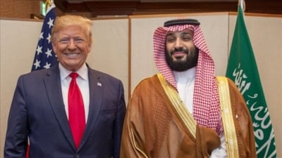 Trump, Suudi Arabistan Prensi'ni 1 trilyon dolar yatırıma ikna etti