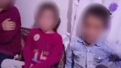 Afyonkarahisar'da baba çocuklarına kemerle işkence etti