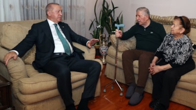 Cumhurbaşkanı Erdoğan’dan Köksal Toptan’a ziyaret