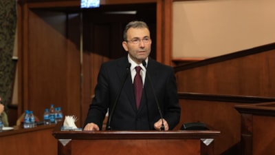 Pendik Belediye Başkanı Ahmet Cin'in İmamoğlu eleştirisi sonrası mikrofonu kapatıldı