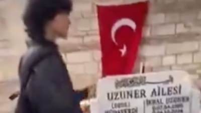 İstanbul'da vahşice öldürülen İkbal Uzuner'in mezarına çirkin saldırı