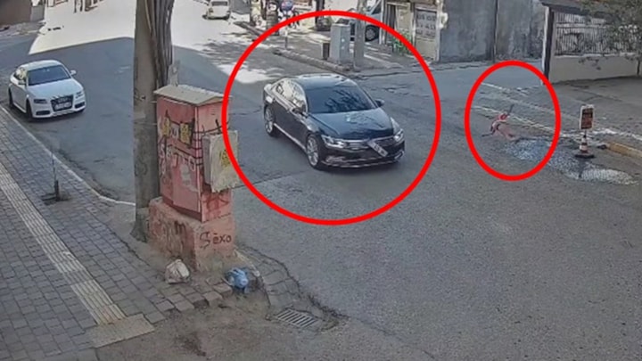 Mardin'de ehliyetsiz sürücünün çarptığı çocuk metrelerce savruldu