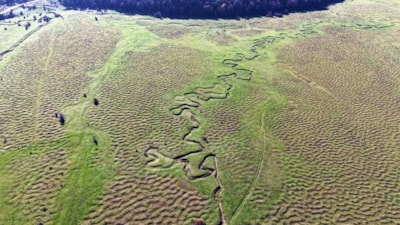 Sakarya'da bulunan Karagöl Yaylası'nın eşsiz menderesleri havadan görüntülendi