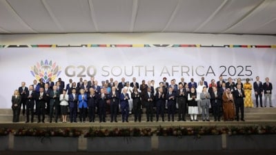 Cumhurbaşkanı Erdoğan G20 Zirvesi'nde aile fotoğrafına katıldı