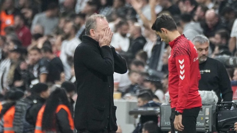 Beşiktaş'ta Sergen Yalçın yönetiminde işler yolunda gitmiyor