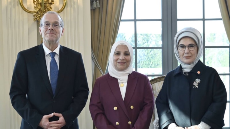 Emine Erdoğan, DSÖ heyetiyle görüşme gerçekleştirdi