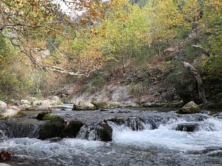 Karanlıkdere Kanyonu’nda sonbaharın son renkleri