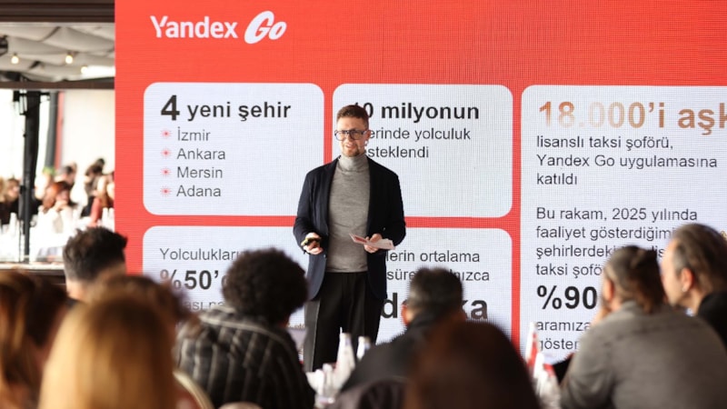 Yandex Türkiye'nin 2025 Yılı: Arama yüzde 75 arttı, 43,8 milyar kilometre yol katedildi