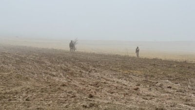 Libya askeri heyetinin jetinin düştüğü alanda sıkı önlem