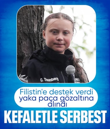 İngiltere’de gözaltına alınan aktivist Thunberg serbest