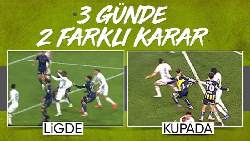 Fenerbahçe-Beşiktaş derbisindeki penaltı pozisyonu akıllara Eyüpspor maçını getirdi