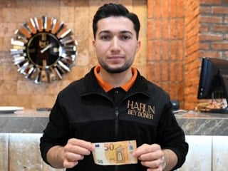 Kayseri'de yabancı turist, garsona verdiği 50 euro bahşişi bir gün sonra geri istedi