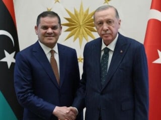 Cumhurbaşkanı Erdoğan, Libya Başbakanı Dibeybe ile görüştü: Taziyelerini iletti