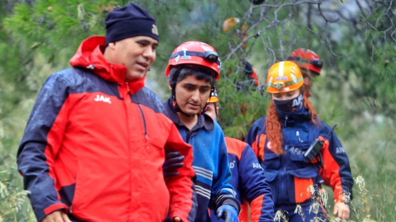 Antalya'da dağın zirvesinde mahsur kaldı: 4 gün sonra sesini duyurmayı başardı